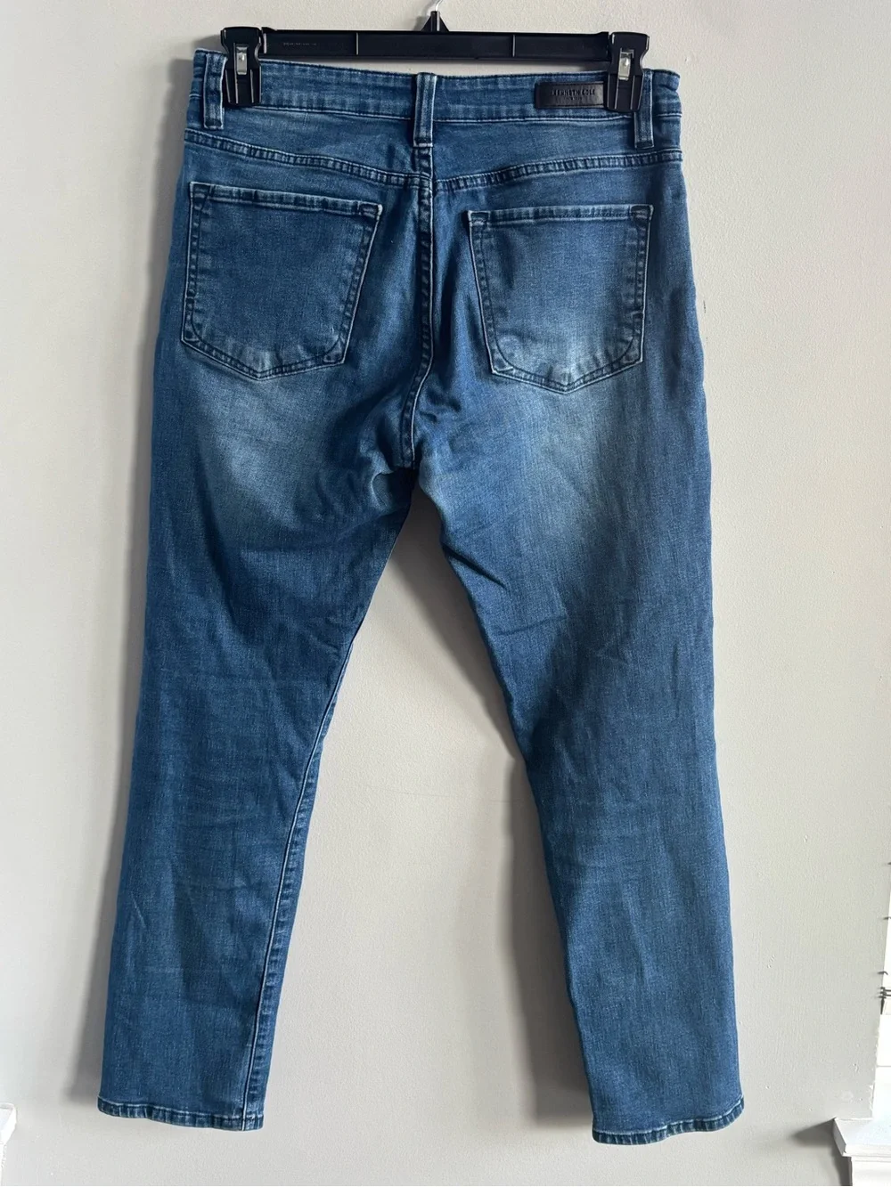 Kenneth Cole Men’s Slim Fit Jeans 30x29 Medium Blue Recycled Stretch Denim